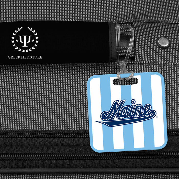 University of Maine Luggage Bag Tag (square)