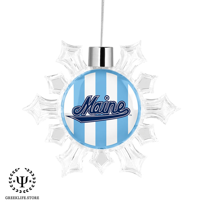 University of Maine Christmas Ornament - Snowflake