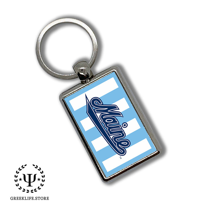 University of Maine Keychain Rectangular