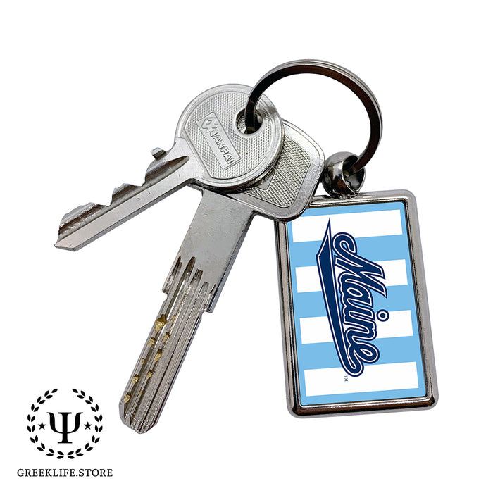 University of Maine Keychain Rectangular