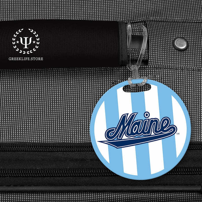 University of Maine Luggage Bag Tag (round)