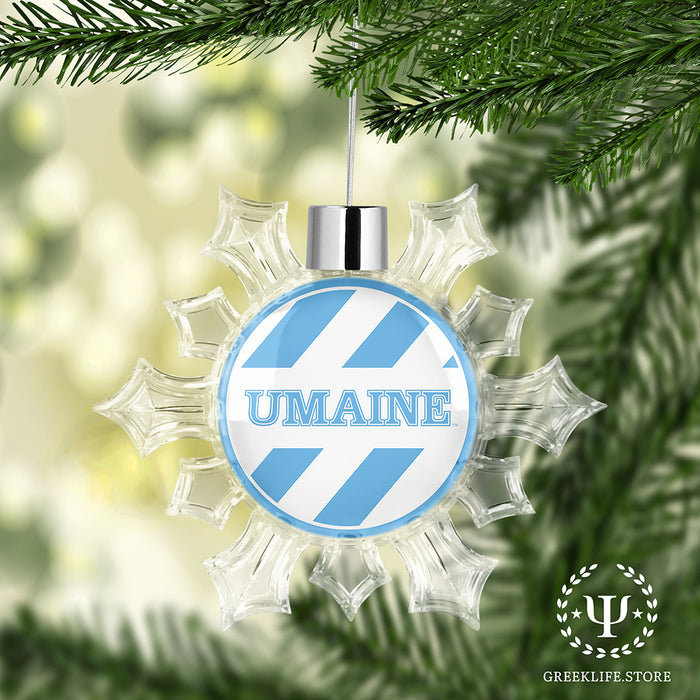 University of Maine Christmas Ornament - Snowflake