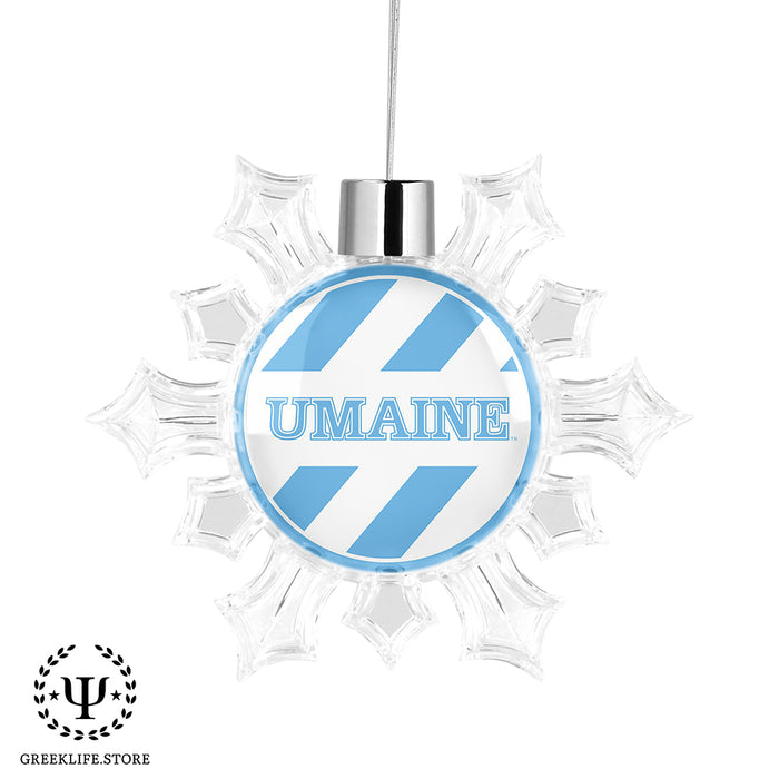 University of Maine Christmas Ornament - Snowflake