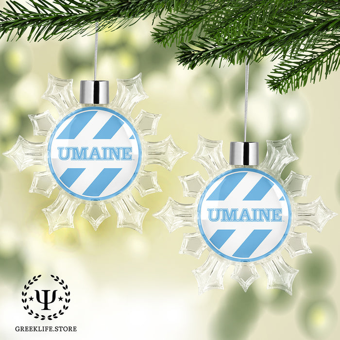 University of Maine Christmas Ornament - Snowflake