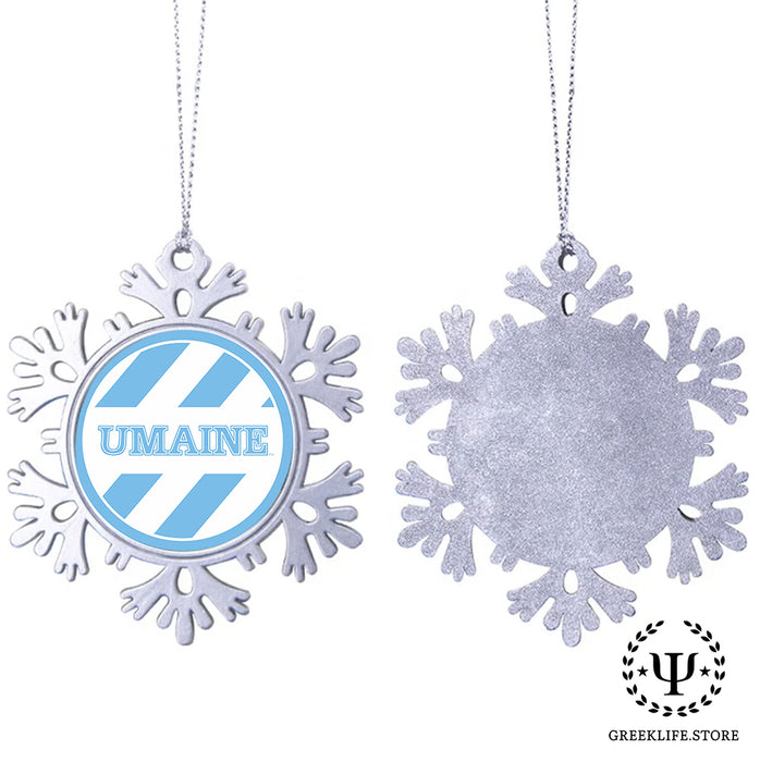 University of Maine Christmas Ornament - Snowflake Metal