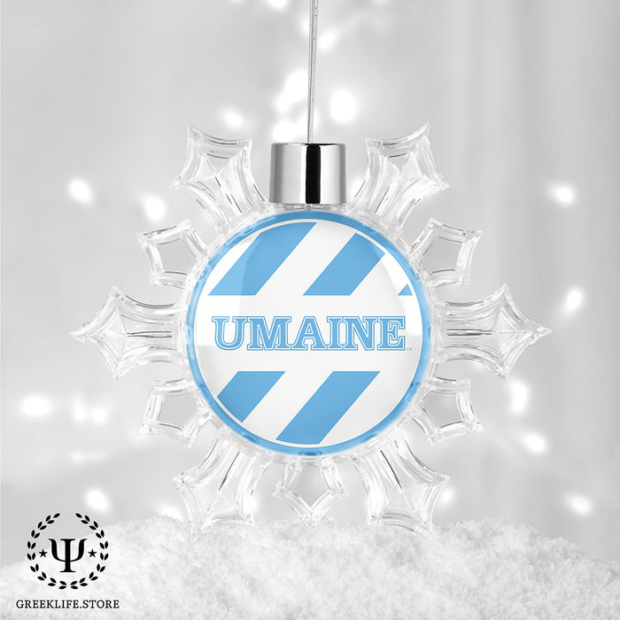 University of Maine Christmas Ornament - Snowflake