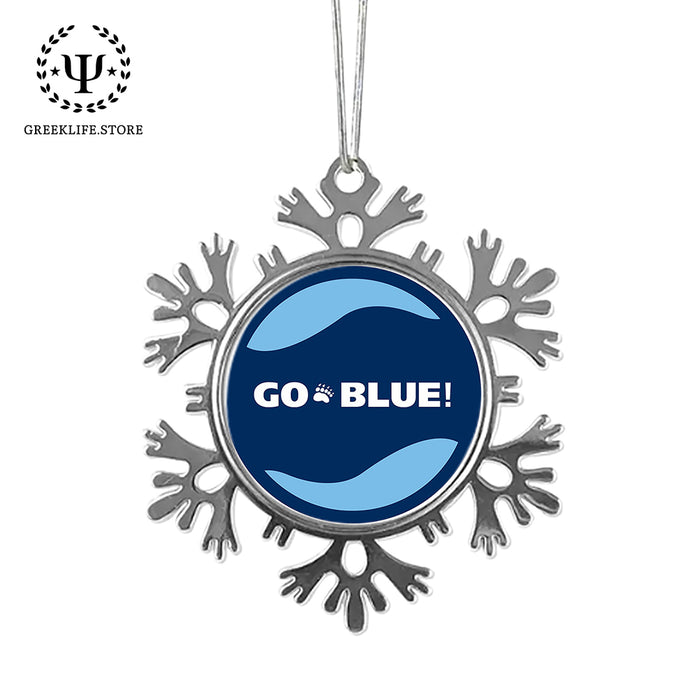 University of Maine Christmas Ornament - Snowflake Metal
