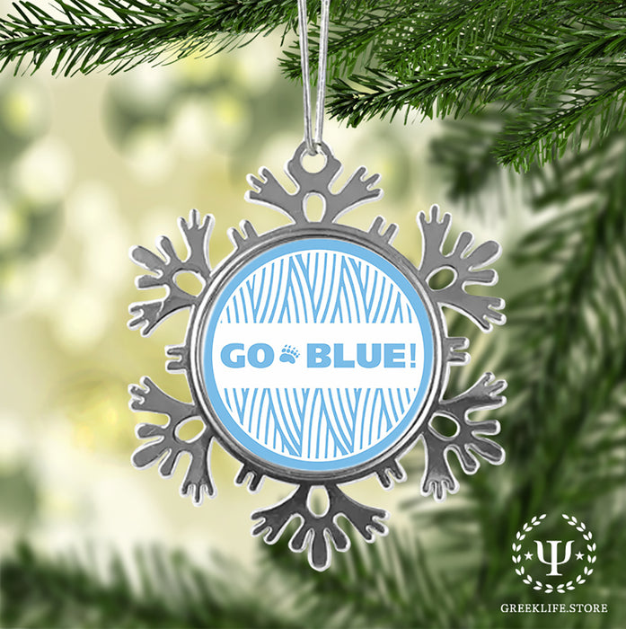 University of Maine Christmas Ornament - Snowflake Metal