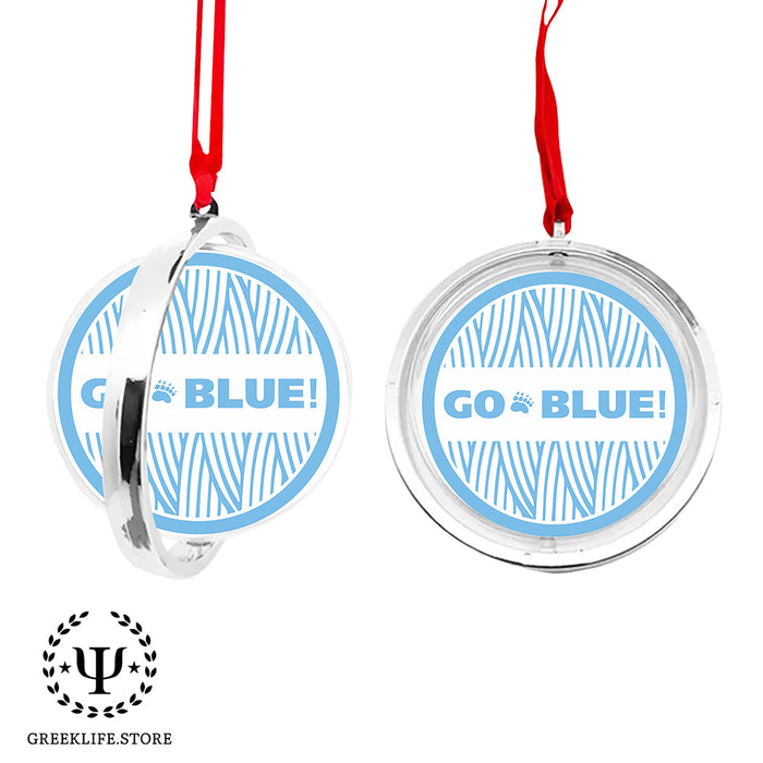 University of Maine Christmas Reversible Flat Round Ornament