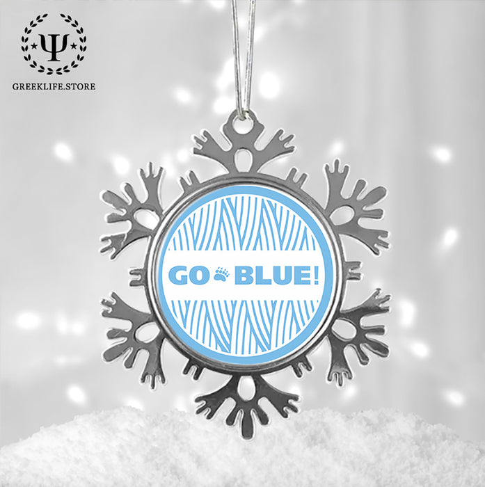 University of Maine Christmas Ornament - Snowflake Metal