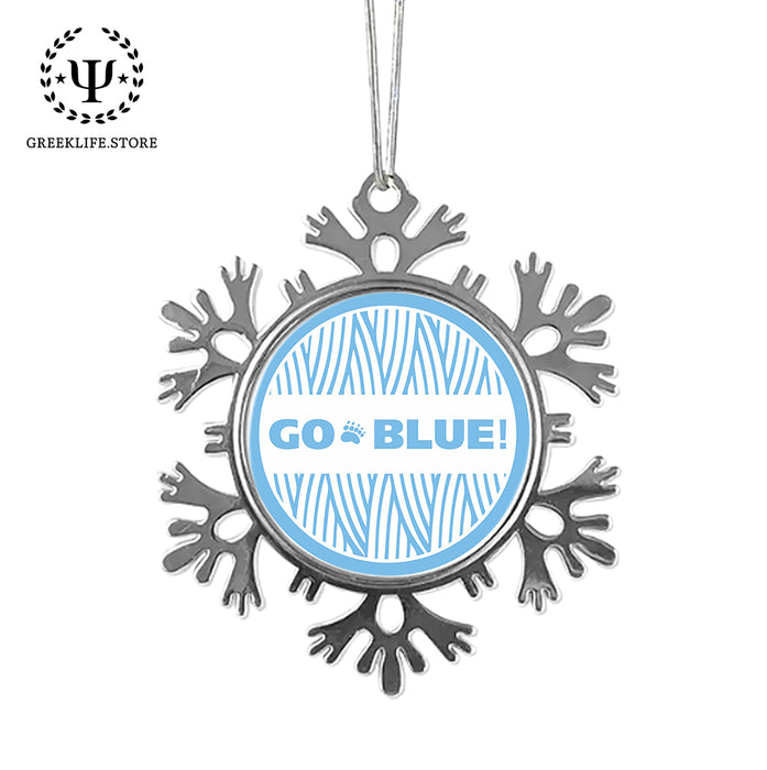 University of Maine Christmas Ornament - Snowflake Metal
