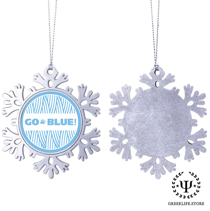 University of Maine Christmas Ornament - Snowflake Metal