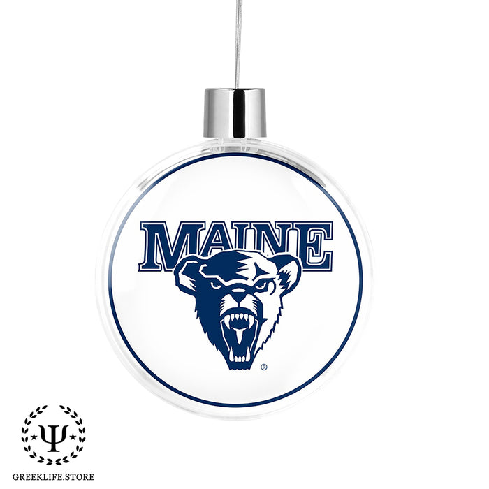 University of Maine Christmas Ornament Flat Round