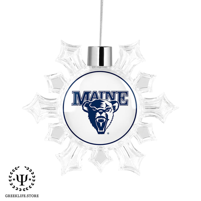 University of Maine Christmas Ornament - Snowflake