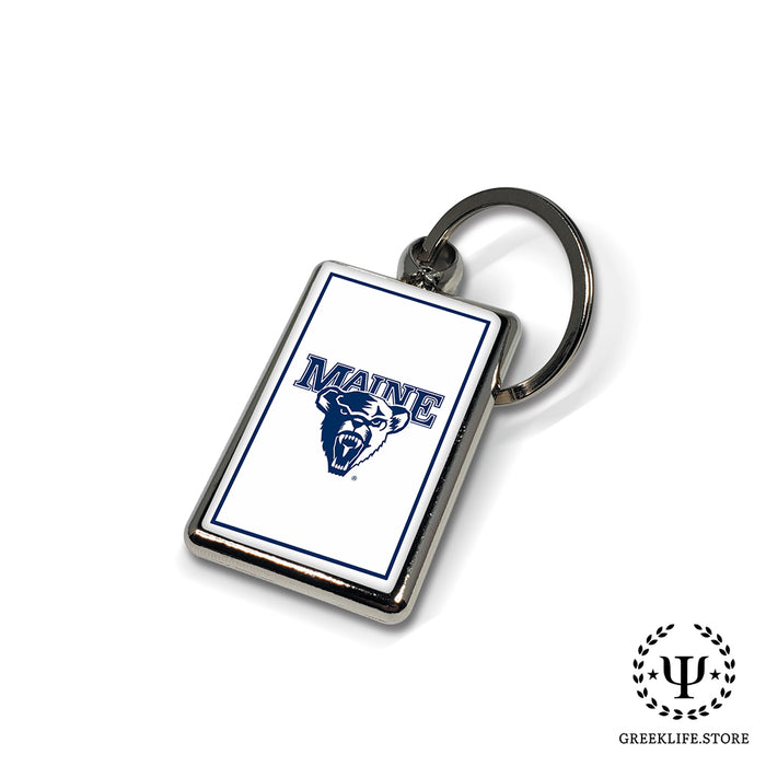 University of Maine Keychain Rectangular