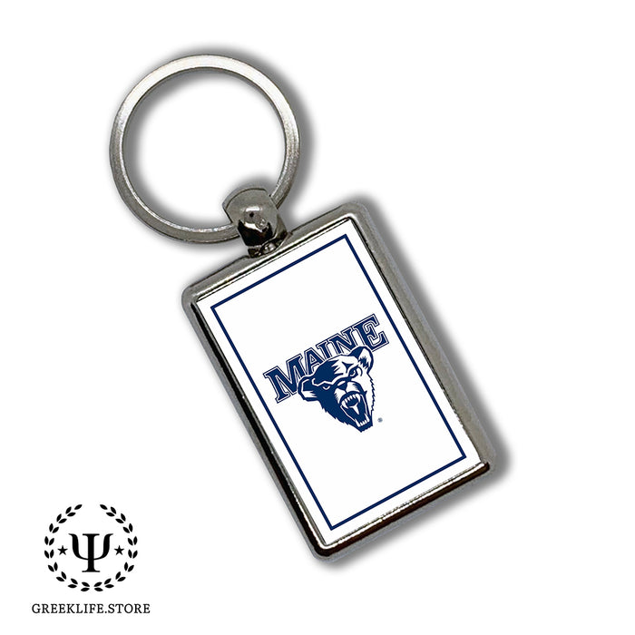 University of Maine Keychain Rectangular