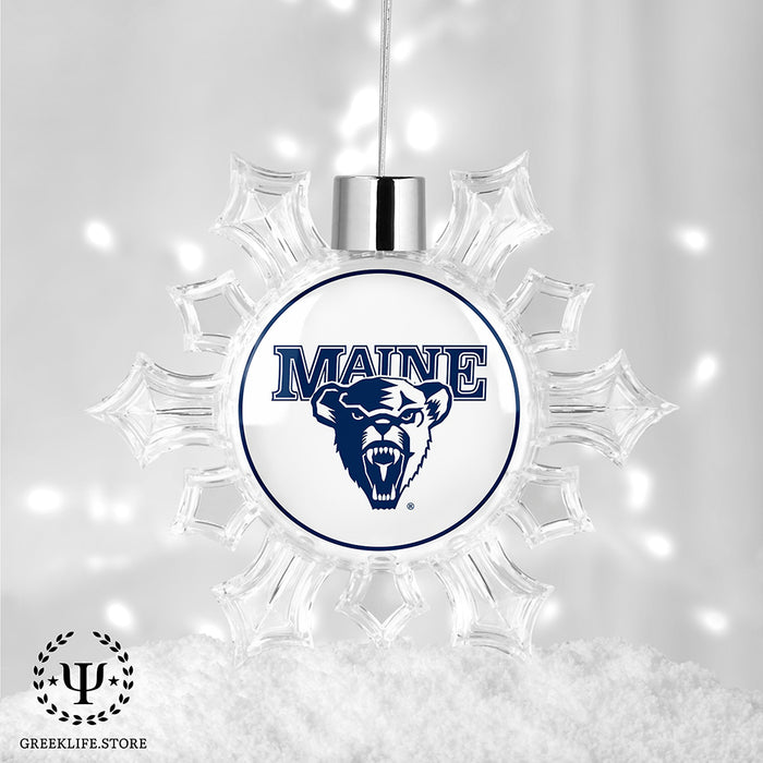 University of Maine Christmas Ornament - Snowflake