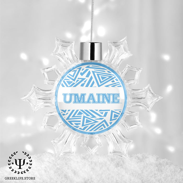 University of Maine Christmas Ornament - Snowflake