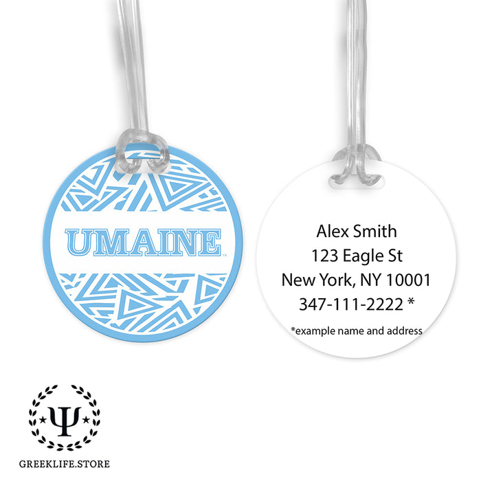 University of Maine Luggage Bag Tag (round)