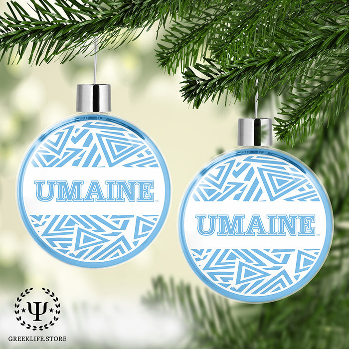 University of Maine Christmas Ornament Flat Round