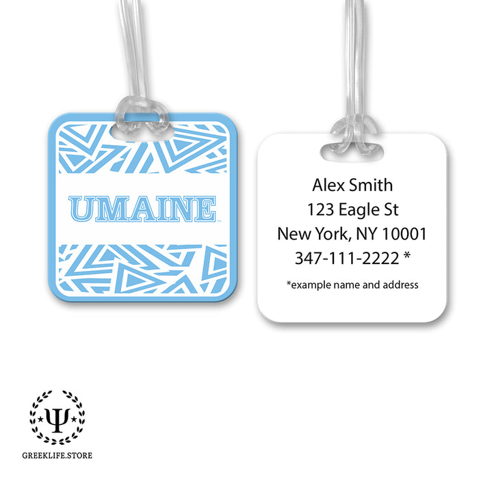 University of Maine Luggage Bag Tag (square)