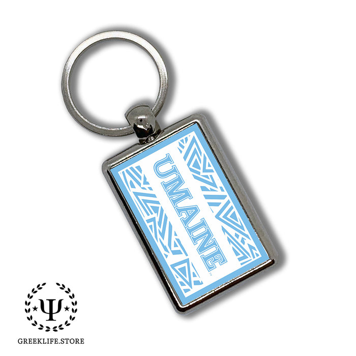 University of Maine Keychain Rectangular