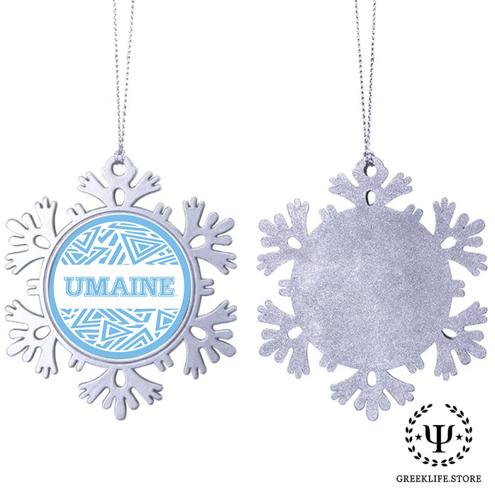 University of Maine Christmas Ornament - Snowflake Metal