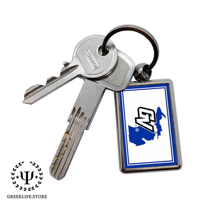 Grand Valley State University Keychain Rectangular