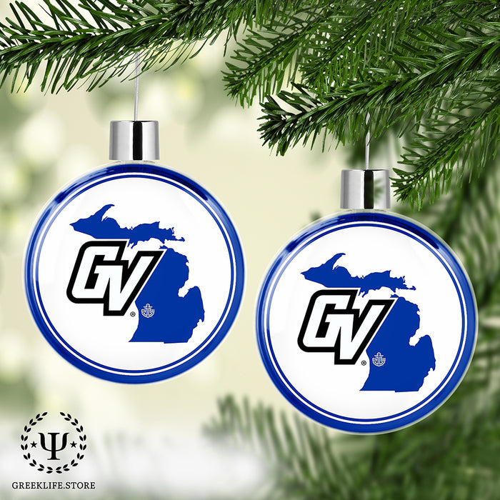 Grand Valley State University Christmas Ornament Flat Round