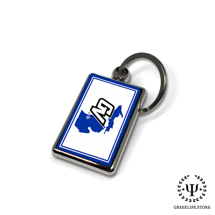 Grand Valley State University Keychain Rectangular