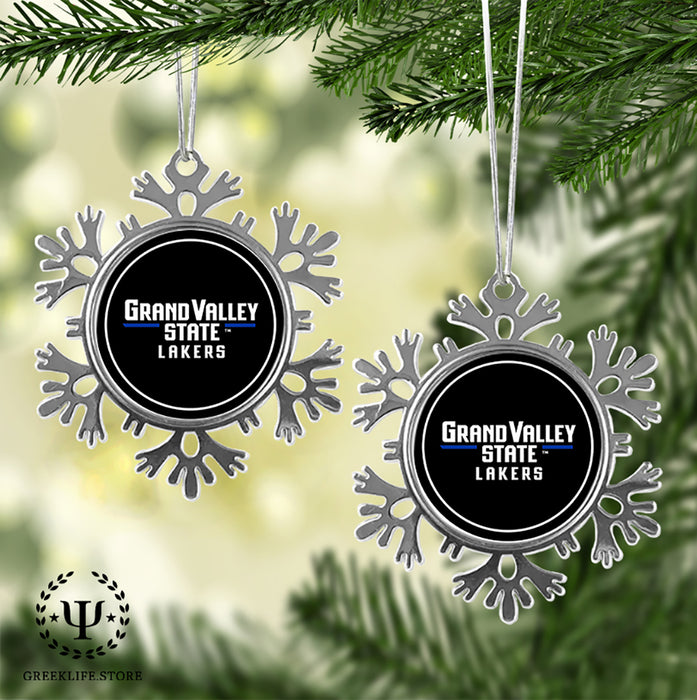 Grand Valley State University Christmas Ornament - Snowflake Metal