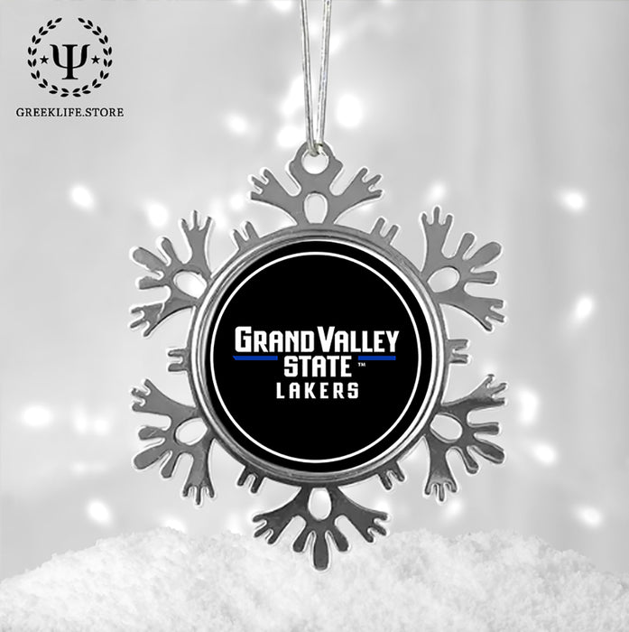 Grand Valley State University Christmas Ornament - Snowflake Metal