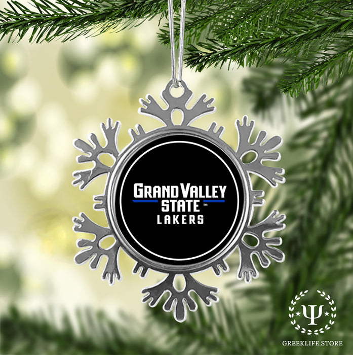 Grand Valley State University Christmas Ornament - Snowflake Metal