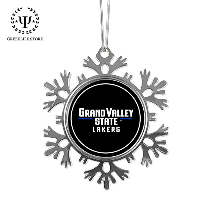 Grand Valley State University Christmas Ornament - Snowflake Metal
