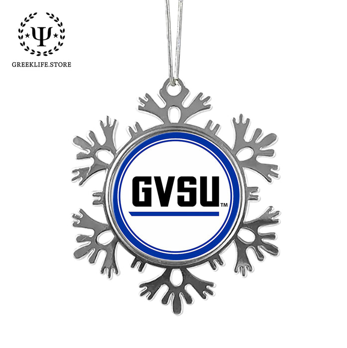 Grand Valley State University Christmas Ornament - Snowflake Metal
