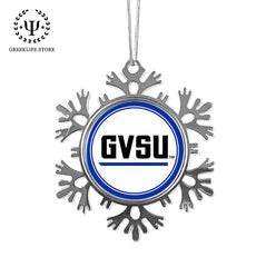 Grand Valley State University Christmas Ornament - Snowflake Metal