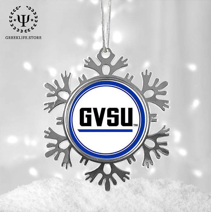 Grand Valley State University Christmas Ornament - Snowflake Metal