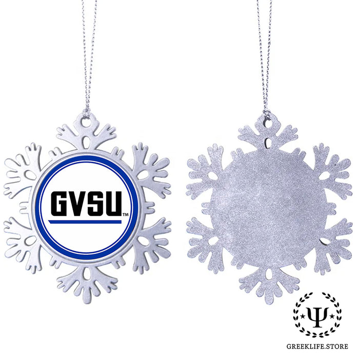 Grand Valley State University Christmas Ornament - Snowflake Metal