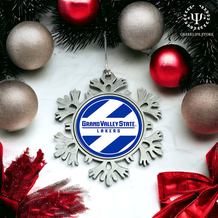 Grand Valley State University Christmas Ornament - Snowflake Metal