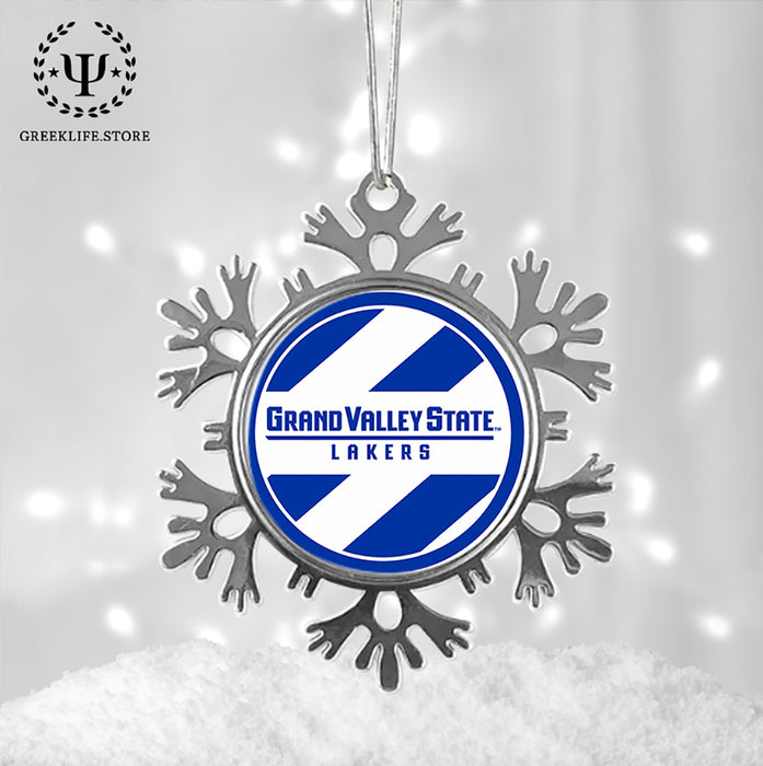 Grand Valley State University Christmas Ornament - Snowflake Metal