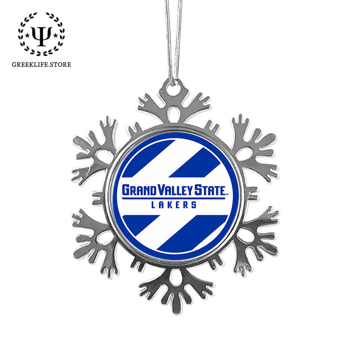 Grand Valley State University Christmas Ornament - Snowflake Metal