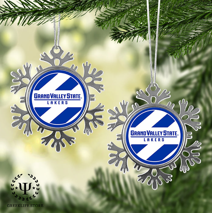 Grand Valley State University Christmas Ornament - Snowflake Metal