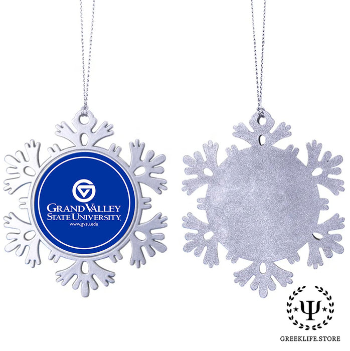 Grand Valley State University Christmas Ornament - Snowflake Metal