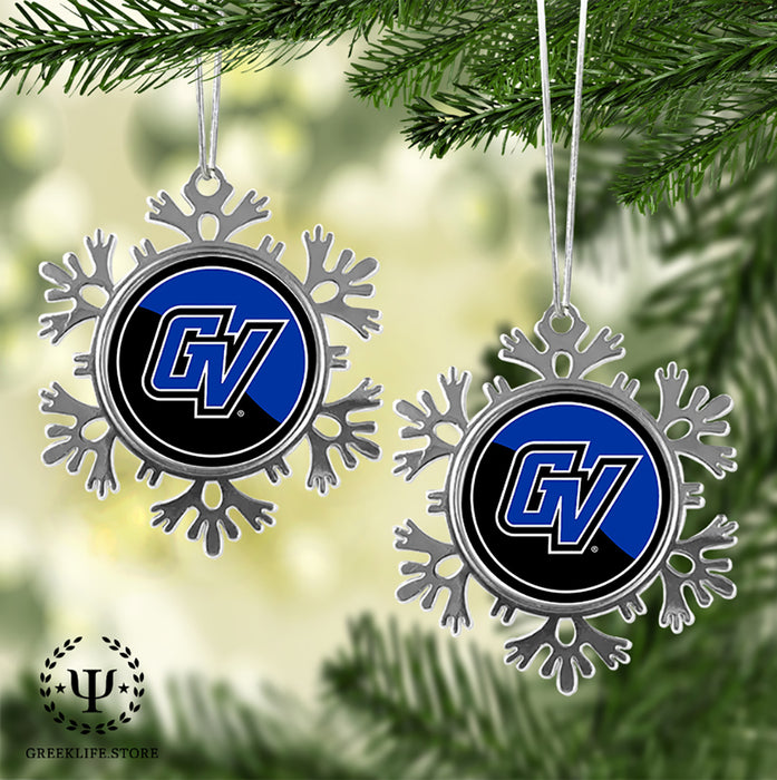 Grand Valley State University Christmas Ornament - Snowflake Metal