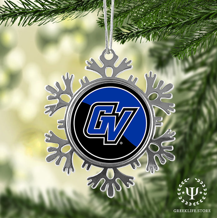 Grand Valley State University Christmas Ornament - Snowflake Metal