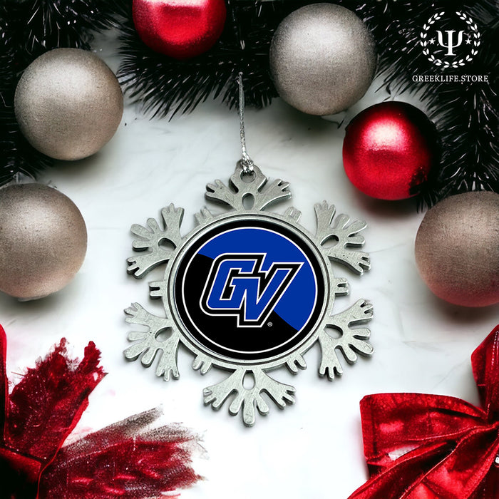 Grand Valley State University Christmas Ornament - Snowflake Metal