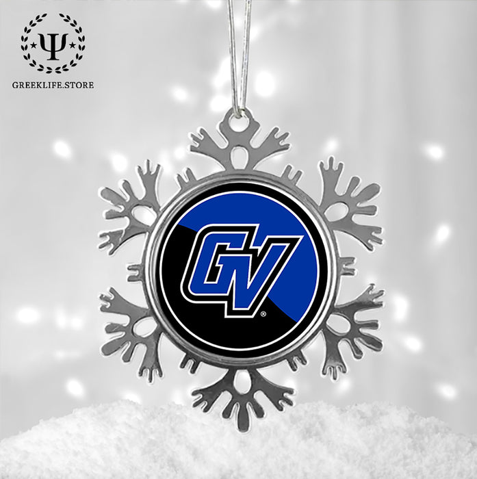 Grand Valley State University Christmas Ornament - Snowflake Metal
