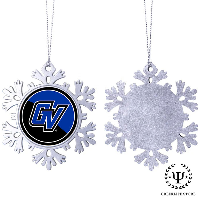Grand Valley State University Christmas Ornament - Snowflake Metal