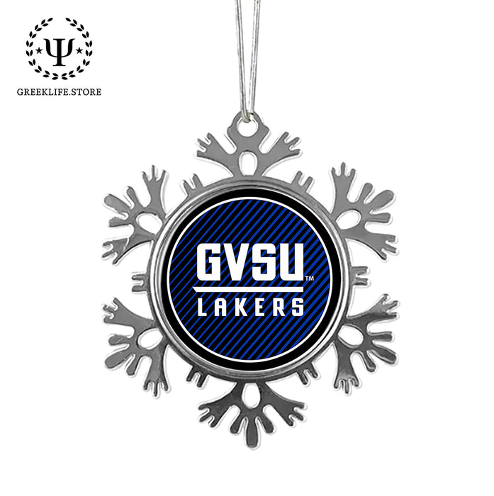 Grand Valley State University Christmas Ornament - Snowflake Metal