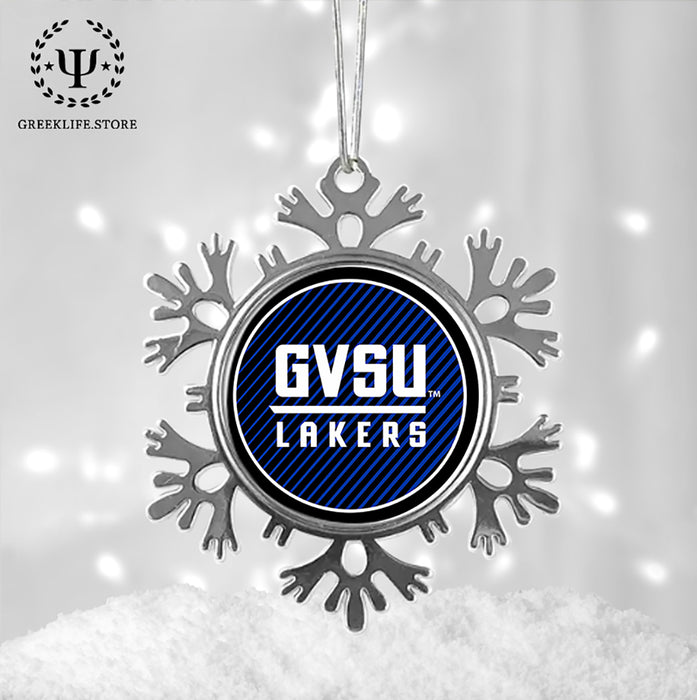 Grand Valley State University Christmas Ornament - Snowflake Metal